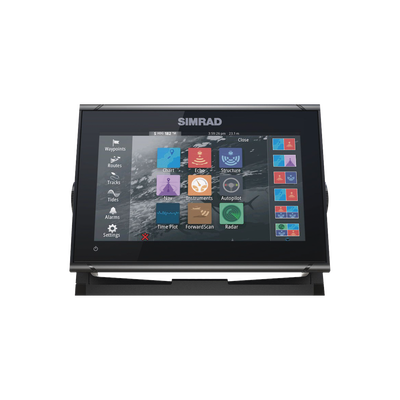 GO9 Pantalla de navegación de 9" touch screen multi-funcional para radar, fishfinder, y control automático de navegación.