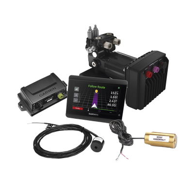 CCU (Unidad de Control Central) / Carcasa de Plástico IPX7 / Rango de Temperatura -15°C a 55°C / Alimentación 9-16 V / Longitud de Cable 3 m / Compatible con Cilindros de Dirección 65.5-393.3 cc