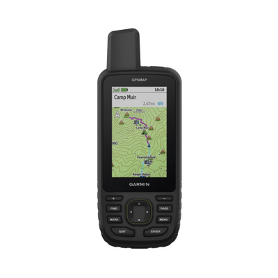 GPS portátil GPSMAP 67, dispositivo portátil multisatelital de alta precision, con mapas topográficos instalados.