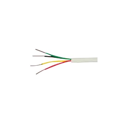 Bobina de 305 Metros / Alambre de Cobre / 4x22 AWG / Tipo CM-CL2 / Para Interior / Color Blanco/ Para Aplicaciones de Alarmas de Intrusión / Sistemas de Automatización.