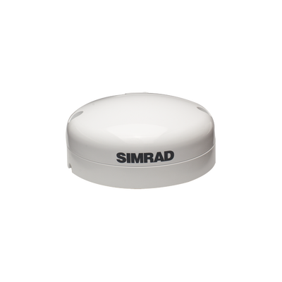 Antena GPS Simrad GS25 / Actualización Rápida de Posición / Precisión Consistente / Brújula Magnética Integrada / GPS, WAAS, EGNOS / Diseño Compacto / Resistente al Agua / Conectividad NMEA 2000®