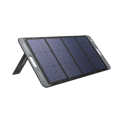 Panel Solar Plegable 100W / Recomendado para el Power Station Portable de 600W UGREEN /  Alta Eficiencia de Conversión / Alineación Inteligente de la Luz Solar / Resistente Al Agua Y Duradero / Incluye Cable XT60 Macho a Macho 2m.