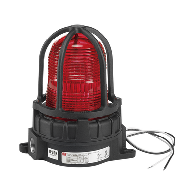 Luz de advertencia LED para ubicaciónes peligrosas, montaje para superficies, 24 VCD , color Rojo