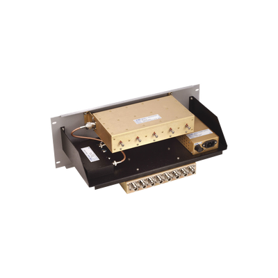 Multiacoplador y Preselector EMR, 300-512 MHz, 8 Canales, 3-10 MHz, N Hembras.