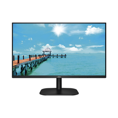 Monitor LED de 27" VESA, Resolución 1920 x 1080 Pixeles, Entradas de Video VGA / HDMI. Panel IPS LCD Backlight LED. Ultra Delgado