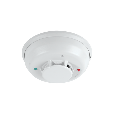 Detector Fotoeléctrico de Humo de 2 Hilos con Relevador y Sensor de Temperatura, Serie i3