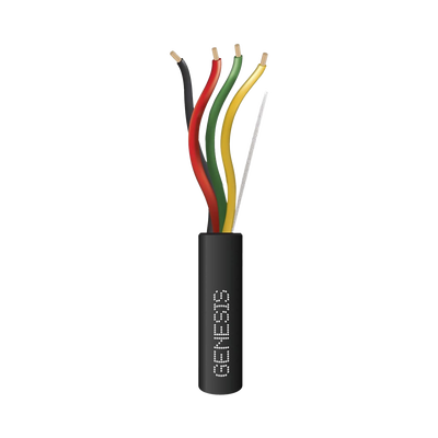 Carrete de Cable 152 Metros / 4 X 18 AWG / Cable DIRECT BURIAL FPL / Para Intemperie / Uso en Aplicaciones en Sistemas de Detección de Incendio y Sistemas de Evacuación