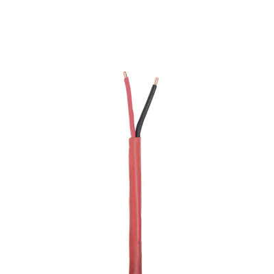 Bobina de 305 Metros de Alambre / 2 x 18 AWG / Tipo FPLR-CL3R, FT4 / Color Rojo / Resistente a la Intemperie para Aplicaciones en Sistemas de Detección de Incendio y Sistemas de Evacuación