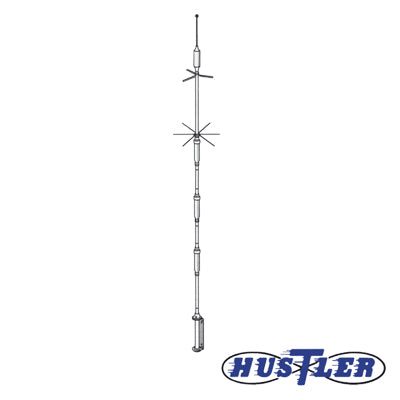 Antena HF, Base, Banda de 10, 15, 20, 40, 75 y 80 mts. 1000 Watt, UHF Hembra, No se Incluyen los Radiales de Piso.
