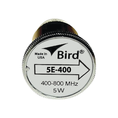 Elemento de 5 Watt en Línea 7/8" para Wattmetro BIRD 43 en Rango de Frecuencia de 400 a 800 MHz.