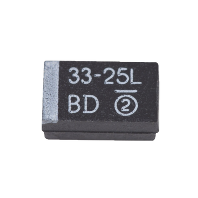 Capacitor Electrolítico de Tantalio SMD (2917) de 33 µFd, 25 Volt, para Amplificador PA3-1FE-RXRF.