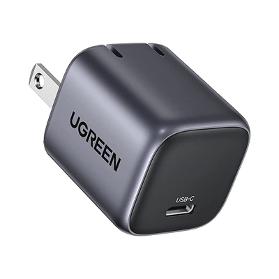 Cargador Mini de 30W serie Nexode | 1 USB-C de Carga Rápida | Tecnología GaN II | Power Delivery 3.0 | Quick Charge 4.0 | Carga Inteligente | Múltiple Protección  | Mayor Eficiencia Energética | Tamaño Compacto |