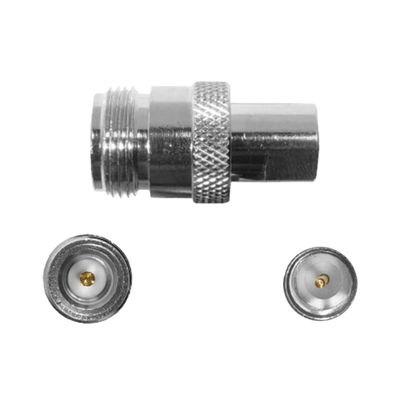 Adaptador en linea de conector N Hembra a FME Macho.