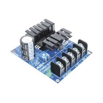 6 o 12 o 24 Vcc @ 1.2  A o 0.75 A / fuente tipo tarjeta / 1 salida / requiere transformador de entrada / capacidad de respaldo / Batería no incluida.