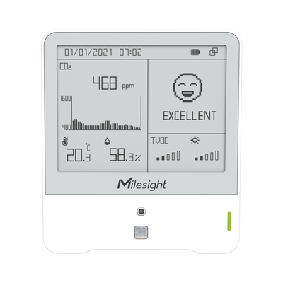 Display LoRaWAN con sensor de temperatura, humedad y calidad del aire