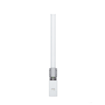 Antena omnidireccional, potente cobertura de 360°, doble polaridad MIMO 2x2, frecuencia 5 GHz (5.45-5.85 GHz) de 13 dBi