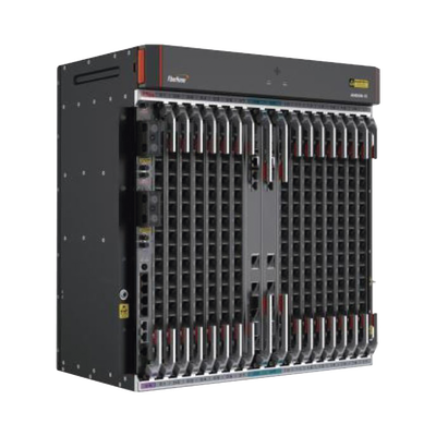 OLT Carrier Class Modular GPON, 14 Ranuras de Servicio, Incluye 1 Tarjeta de Servicio, Doble fuente -48Vcc, 11 UR, Gestión por UNM2000, CLI, (Incluye Instalación de software UNM2000)