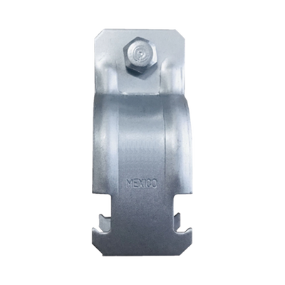 Abrazadera Unicanal para Conduit Cédula 40  de 1 1/2" (38 mm).