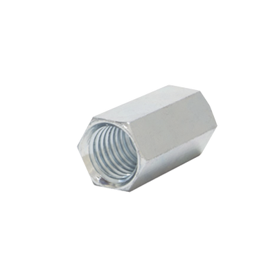 Cople hexagonal roscado cuerda maquina galvanizado de 12.7 mm (1/2").