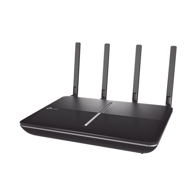 Router inalámbrico AC 3150 doble banda 1 puerto WAN 10/100/1000 Mbps y 4 puertos LAN 10/100/1000 Mbps, 1 puerto USB 3.0 y 1 puerto USB 2.0