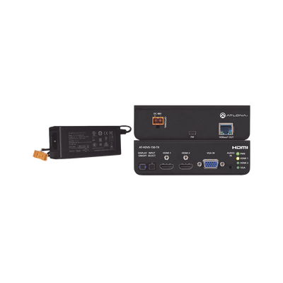 HDMI (2 INPUT) PLUS VGA SWITCHER W/ HDBASET OUTPUT ; POE W/ POWER SUPPLY