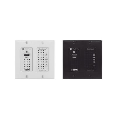 WALL PLATE SINGLE CHANNEL OMNISTREAM AV OVER IP ENCODER