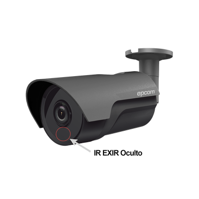 Bullet TURBOHD 1080p  / Gran Cobertura / Lente 3.6 mm / Climas Extremos / IR EXIR Inteligente 40 mts / Exterior IP66