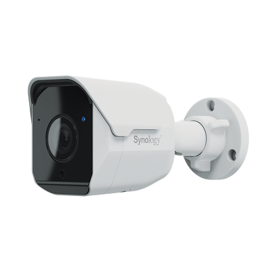 Cámara Bala 5MP, Lente 2.8mm, Ranura microSD, Incluye licencia para grabacion Surveillance Station﻿
