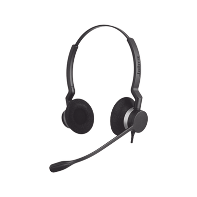 Jabra Biz 2300 Duo con cable Quick Disconnect de alta durabilidad (2309-820-105)