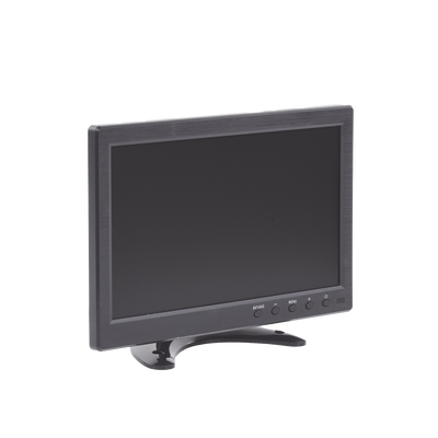 Monitor 10.1" TFT-LCD ideal para colocar en vehículos o DVR/NVR. Entradas de video HDMI, VGA y RCA (CVBS)