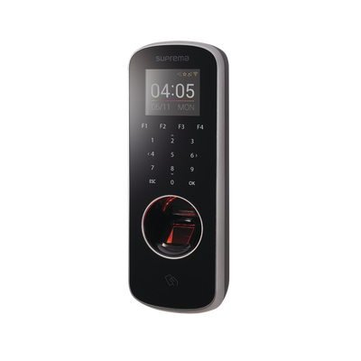 BioStation L2 Lector de Huella Delgado con Teclado Touch y Lector 13.56 MHz MIFARE®/ NFC /DESFire/DESFire EV1/ Felica