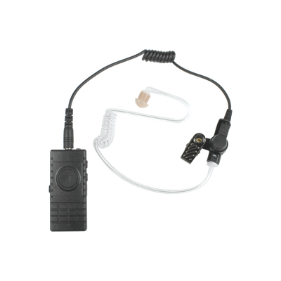 PTT inalámbrico con tubo acústico para radios Icom con Bluetooth interconstruido