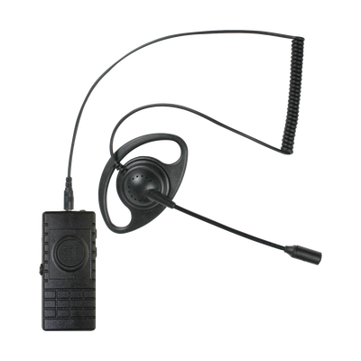 PTT inalámbrico Bluetooth con auricular con micrófono boom para radios Kenwood Serie NX5000/3000