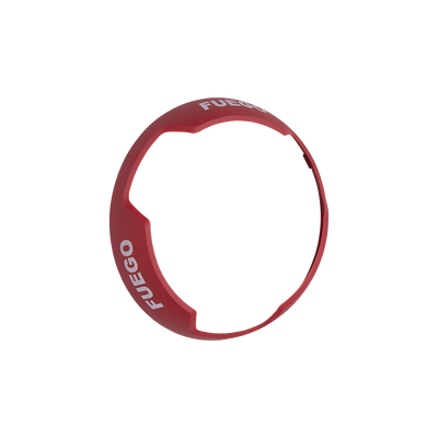 Bisel para Sirenas, Estrobos y Sirenas-Estrobos de Montaje en Techo / Color Rojo / Texto en Español / Paquete con 5 Piezas