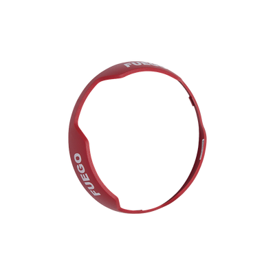 Bisel para Bocinas y Bocinas-Estrobos de Montaje en Techo / Color Rojo / Texto en Español / Paquete con 5 Piezas