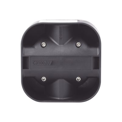Bocina Compacta de Uso Rudo, 100 Watts de Potencia, Ideal Para Vehículos de Encubierto, Con Soporte Universal, 11 Ohms de Impedancia