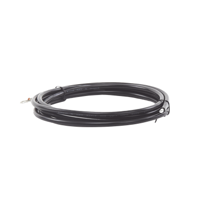 Cable para Controlador, 3.0 m, Negro, Calibre 8 AWG con Terminal de Ojo en un Extremo