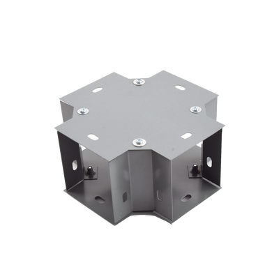 Derivación "X" 100 X 100 mm, fabricado en lámina de acero al carbón