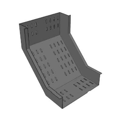 Curva Vertical Interior para fondo sólido perforado de 4 x 6" Perfil Z