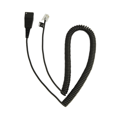 Jabra Cord - Cable enroscado con conexión QD a modular RJ para teléfonos IP de CISCO (8800-01-37)