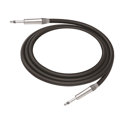Cable de Audio | Plug 1/4 in a Plug 1/4 in Stereo | Carcasa Cromada | Conectores Seetronic | Longitud 3m