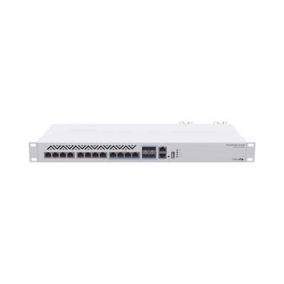 (CRS312-4C+8XG-RM) Cloud Router Switch 8 Puertos 10G RJ45, 4 compartidos RJ45/SFP+