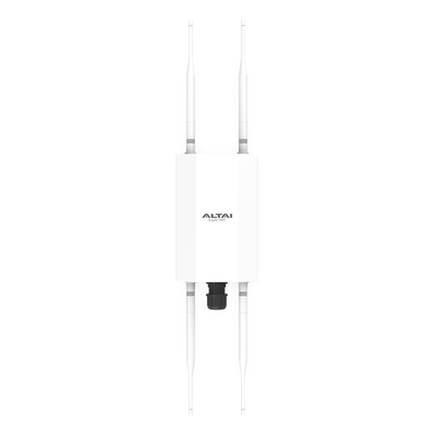 Punto de Acceso Súper WiFi 6 para Exterior,  Hasta 250 m de Cobertura, Doble Banda Simultanea, 574 Mbps en 2.4 GHz y 1.2 Gbps en 5GHz,  256 Usuarios Concurrentes  por Banda