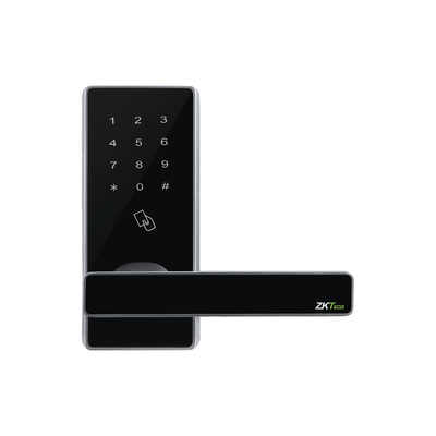 Cerradura Bluetooth con Lector de tarjetas y Teclado Táctil / Compatible con APP DE SMARTPHONE / Códigos para VISITANTES remotos/ Estándar americano (fácil instalación) / 100 tarjetas y Contraseñas