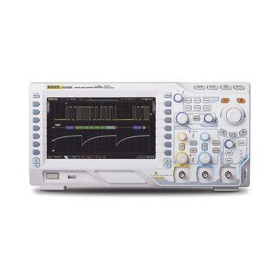 Osciloscopio Digital RIGOL de 2 Canales Análogos, 300 MHz de Ancho de Banda Análoga, Vel. de Muestreo-Tiempo Real de 2 GS/s, Base de Tiempo (min.) de 1 ns/div.