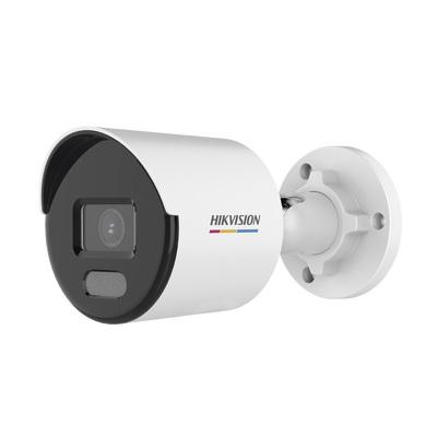 Bala IP 2 Megapixel / ACUSENSE Lite (Detección de Movimiento en Humanos y Vehículos) / Lente 2.8 mm / Luz Blanca 30 mts / Imagen a Color 24/7 / Exterior IP67 / WDR 120 dB / PoE / ONVIF