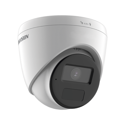 Turret IP 2 Megapixel / Lente 2.8 mm / ACUSENSE Lite (Detección de Movimiento en Humanos) Micrófono Integrado / 30 mts IR EXIR / Exterior IP67 / H.265+ / PoE / ONVIF
