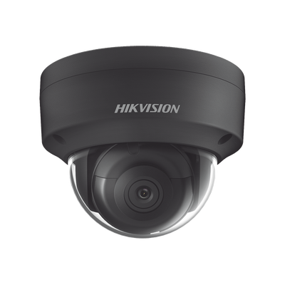 Domo IP 4 Megapixel / Color Negro / Lente 2.8 mm / 30 mts IR EXIR / Exterior IP67 / IK10 / WDR 120 dB / PoE / ACUSENSE (Evita Falsas Alarmas) / Entrada y Salida de Audio y Alarma / MicroSD / ONVIF / ACUSEARCH