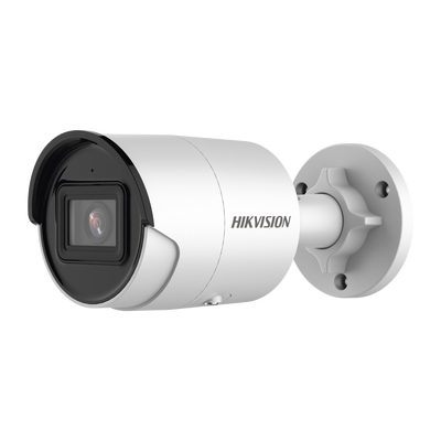 Bala IP 4 Megapixel / Lente 2.8 mm / 40 mts IR EXIR / Exterior IP67 / WDR 120 dB / PoE / Micrófono Integrado / Videoanaliticos / AcuSense / Metal / MicroSD