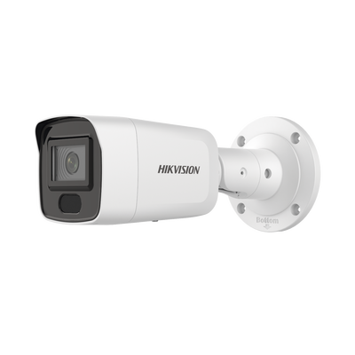 Bullet IP 8 Megapixel / Lente 2.8 mm / 40 mts IR / Exterior IP67 / WDR 120 dB / Entrada y Salida de Audio y Alarma / Captura Facial / Onvif / MicroSD